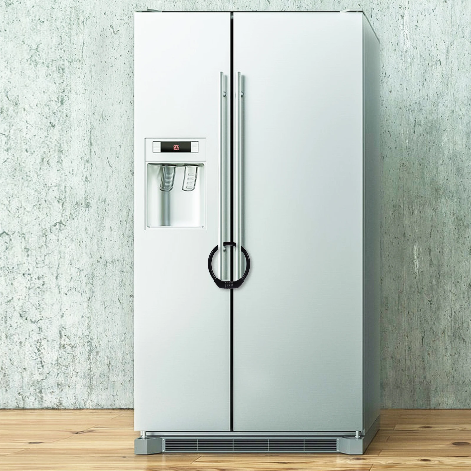 

Smart Password For Refrigerator Cabinet Drawer Child Safety French Door Fridge Lock Durable Lightweight Security Lock Home Safe