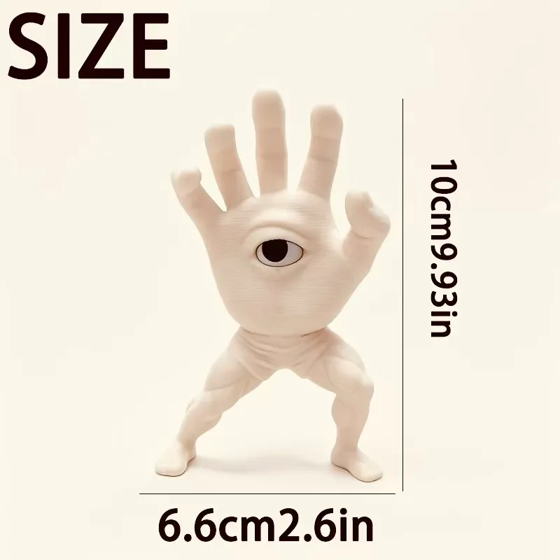 Halloween 3D Printed Kung Fu Hand-Eye Demon Statue Fantasy Martial Arts Sculpture Ornament