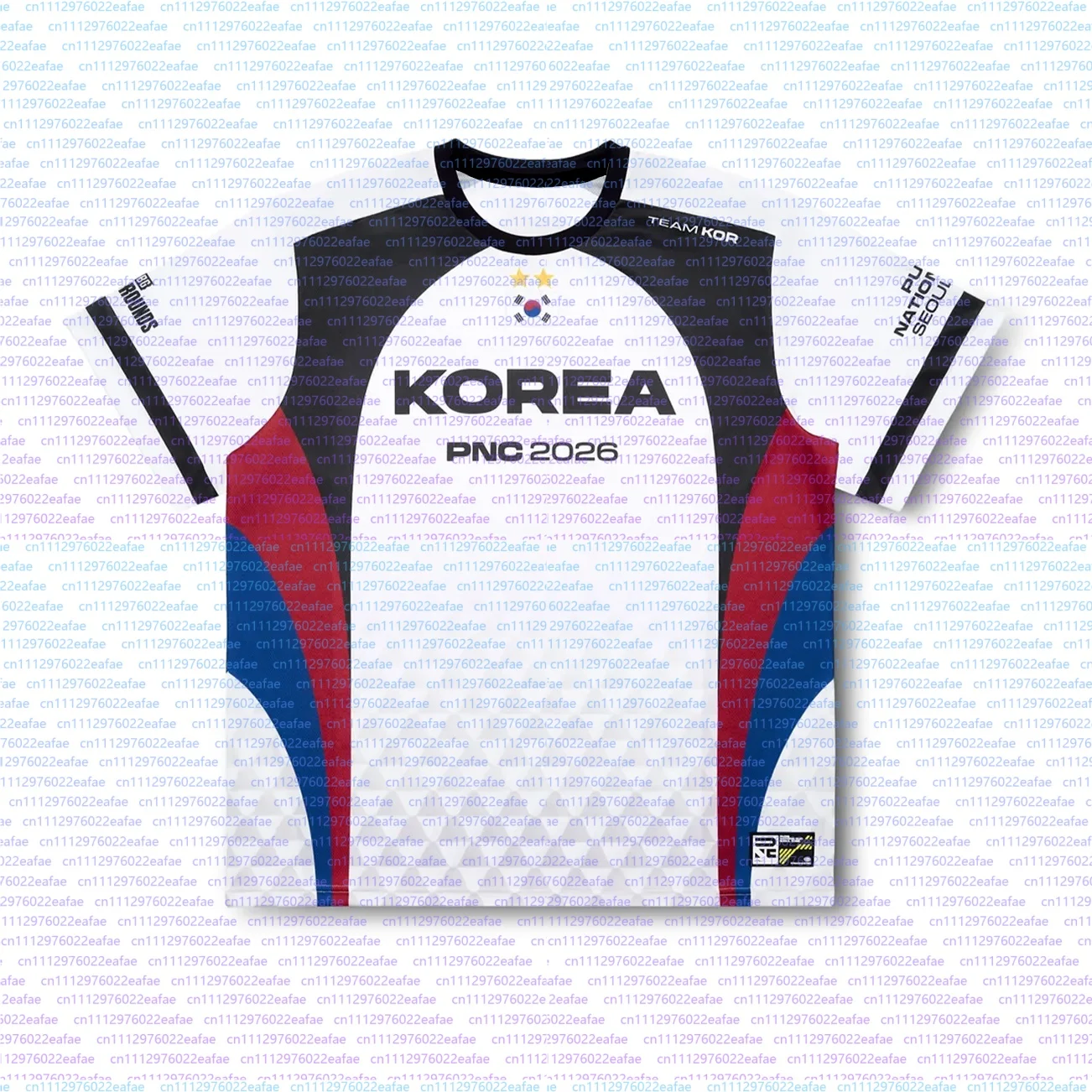 PNC 2026 New Jersey South Korea Brazil Vietnam Thailand PUBG T Shirt Fans Summer Breathable Round Neck Short Sleeve Casual Tops