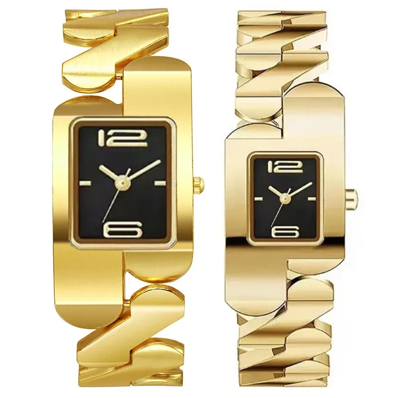 Luxury Couple Orologio Men Women Quartz Watch Gold Black Sliver Reloj Fashion Man Wristwatch Male Ladies Clock Hombre Masculino