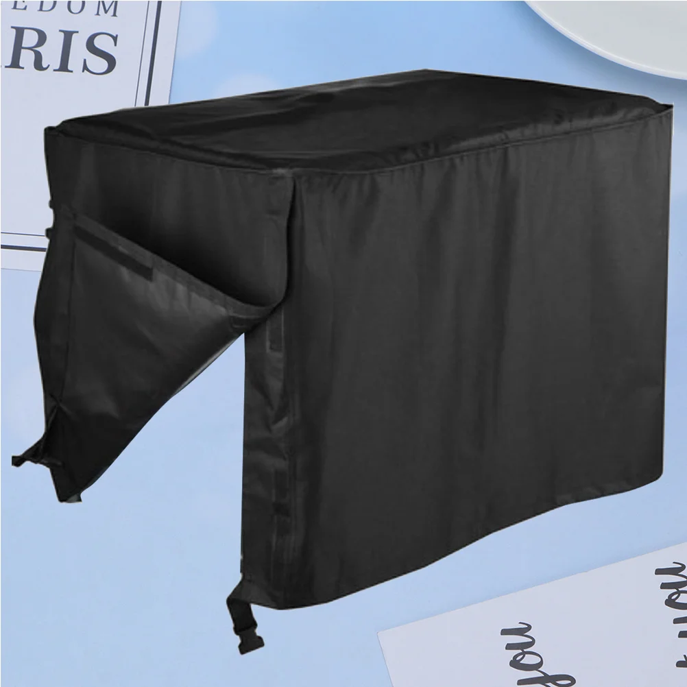 

1Pcs Waterproof Generator Protective Cover Heavy Duty Double Stitched Weather Resistant for Outdoor Home Black