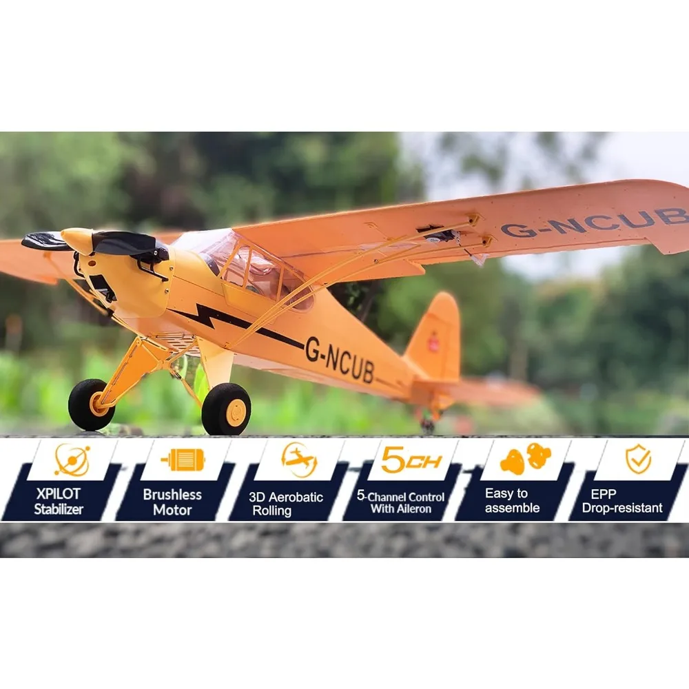 Giroscopio de 6 ejes Avión RC sin escobillas de 5 canales Planeador XK A160 con capacidades de truco y tolva 3D