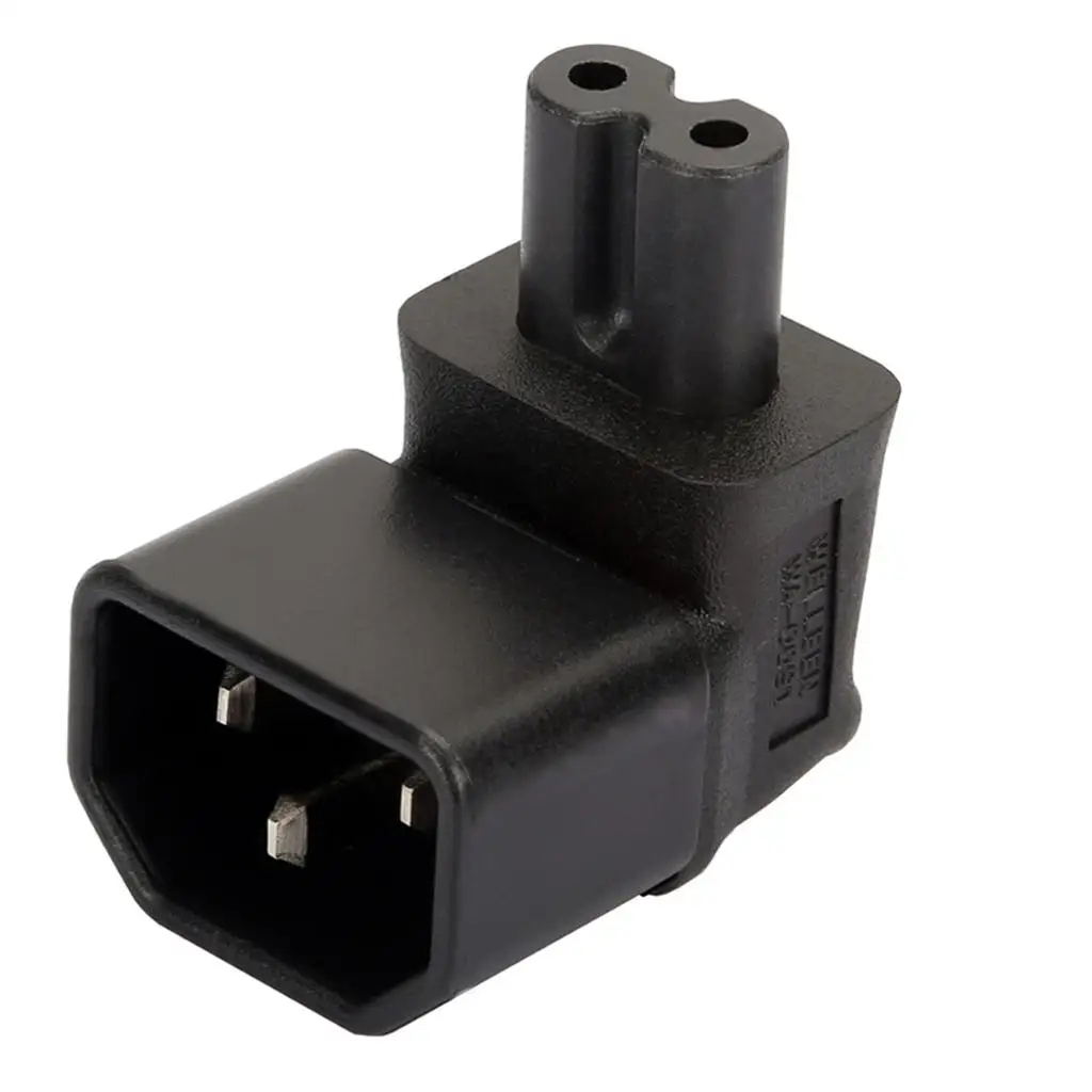 

Черный цвет IEC 320 от C14 до C7, прямоугольный, от C7 до C14, 90 градусов