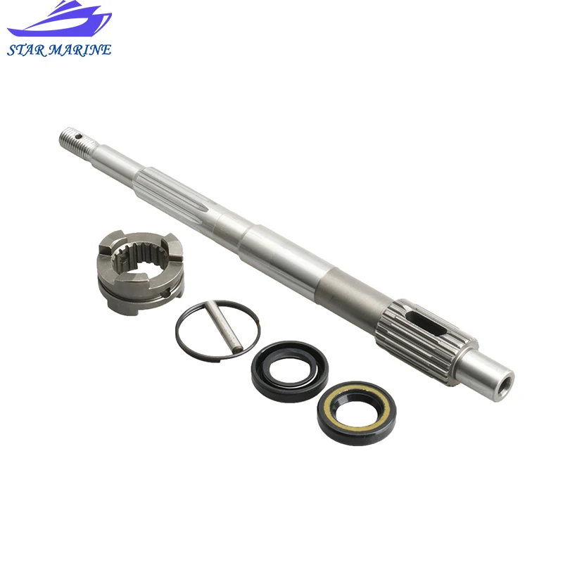 683-45611-00 propeller shaft kit For Yamaha Boat Motor Powertec 9.9HP 15HP 2 Stroke 683-45611 682-45631 Parsun F15-06070001