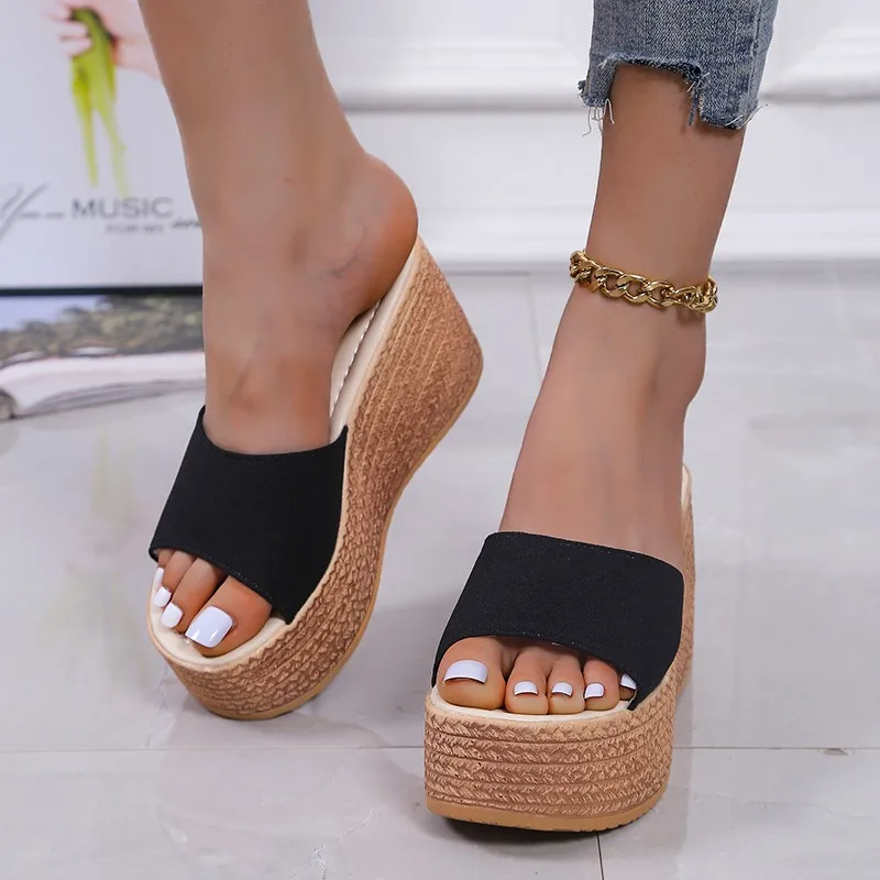 Fashion New Summer Women's Sandals Peep-Toe Shoes Woman High-Heeled Platfroms Casual Wedges for Women High Heels Shoes