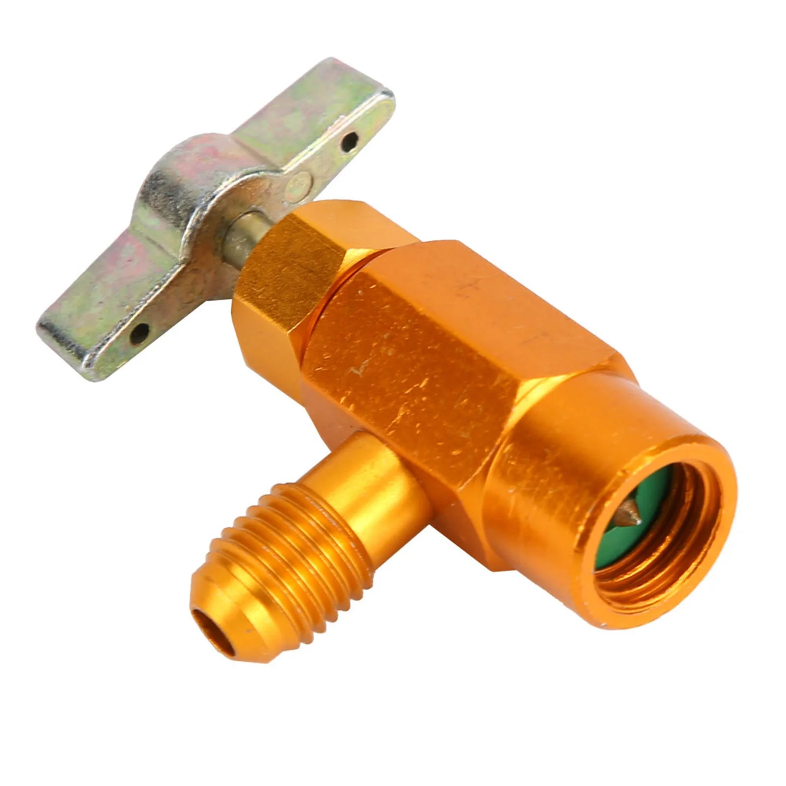 Bottle Opener Valve Tool High Accuracy 1/4 SAE Thread for Refrigerant Bottles 1/2ACME TT12141/2ACME TT1214