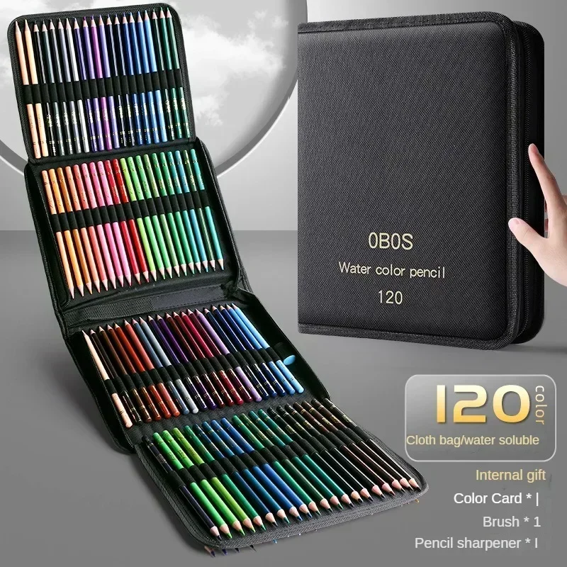 Set 84pcs Lápices De Colores Y Dibujo Con Estuche – Acuarelables, Carbón Y Accesorios