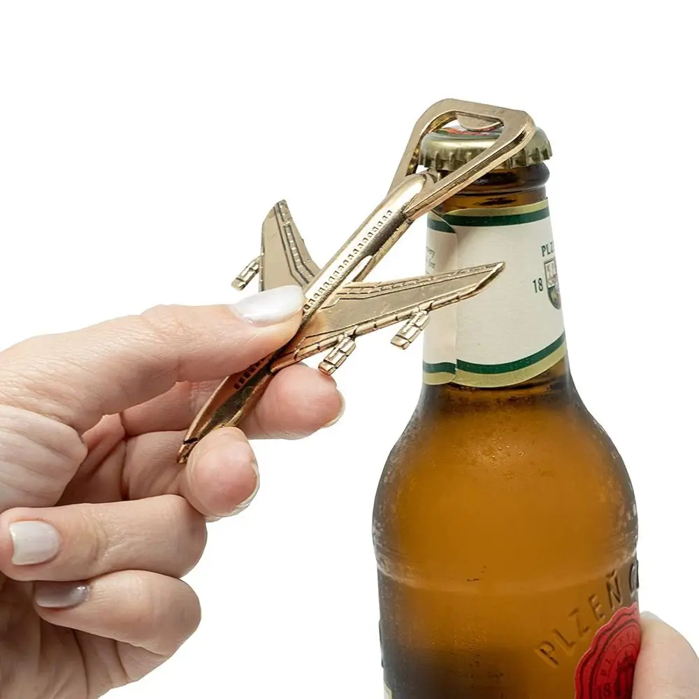 Wedding Home Effortless Creative Airplane Shaped Cute Can Opener Kitchen Tool Bottle Opener Beer Screwdriver