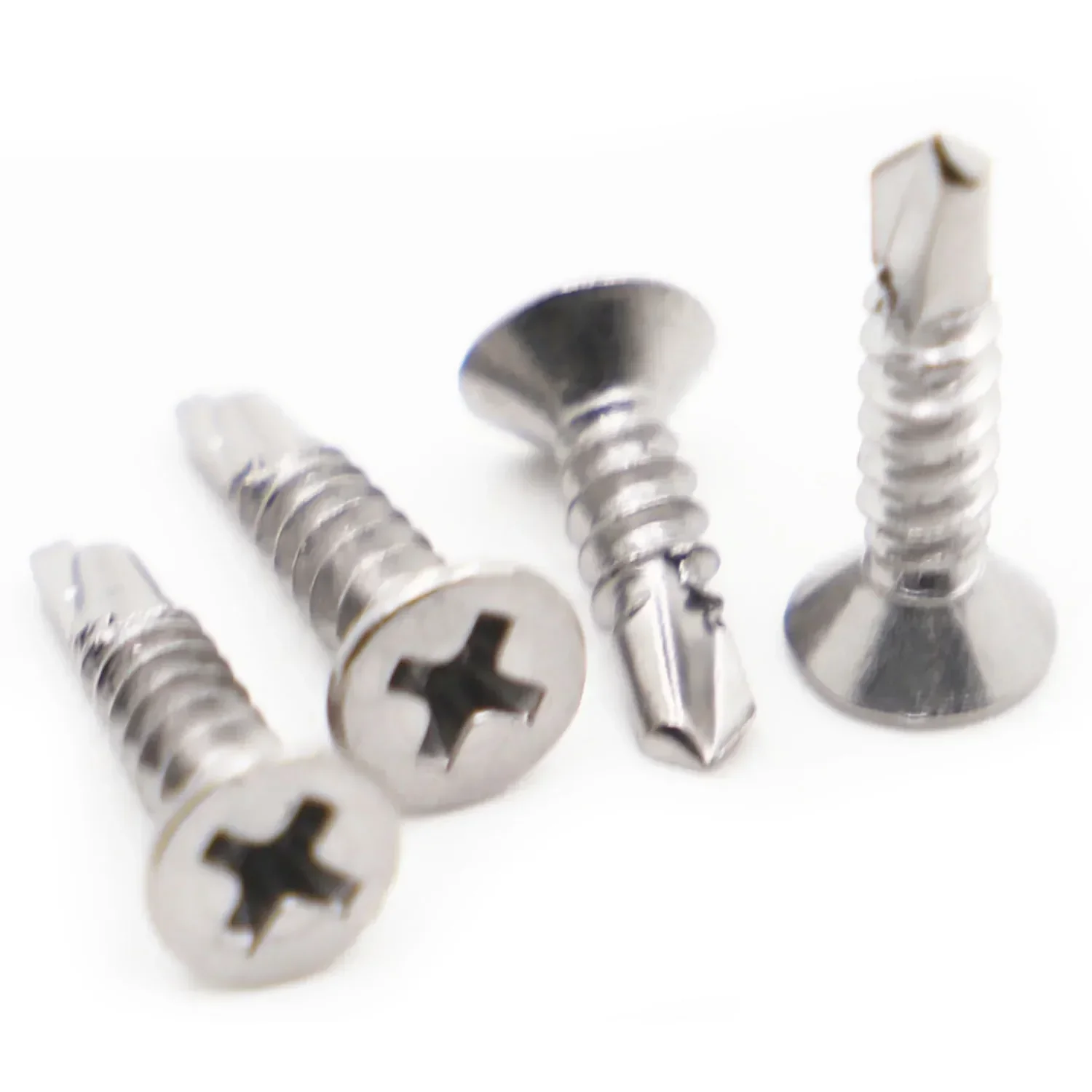 

410 Stainless Steel Phillips Flat Self-drilling Screw Self-tapping Dovetail Screw M3.5 M4.2 M4.8 M5.5 M6.3