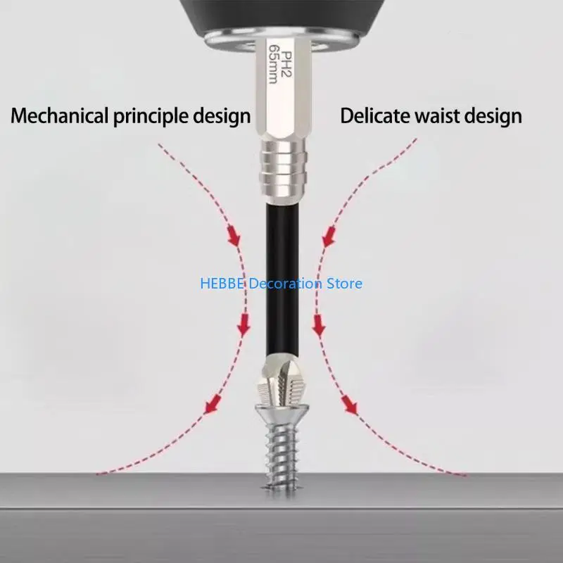 B0KC 6pcs K5 schroevendraaier Bit Set magnetische kruising Driver Bit Set Impact schroefdring