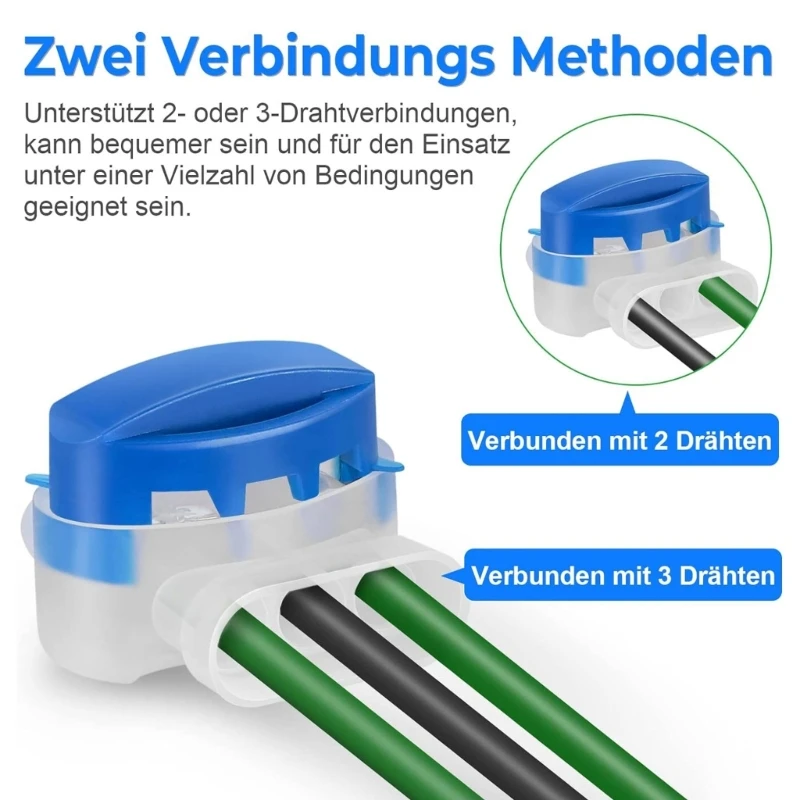 connecteurs Type T durables, connecteur tondeuse à gazon, Installation facile, connexion fil, pour