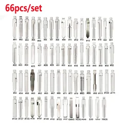 66pcs KD Xhorse JMD VVDI Remote Car Key Blade Blank Set for KD900/KD-X2 for Renault Toyota VW BMW AUDI PSA Peugeot Citroen Ford