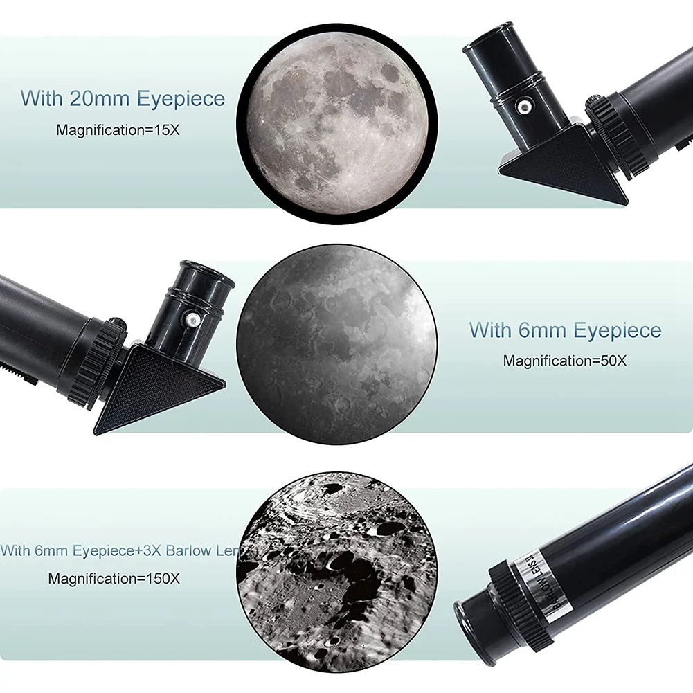 Superior-Telescope For Adults & Kids,70Mm Aperture (15X-150X) Portable Refractor Telescopes For Beginners, 300Mm Travel Telescop