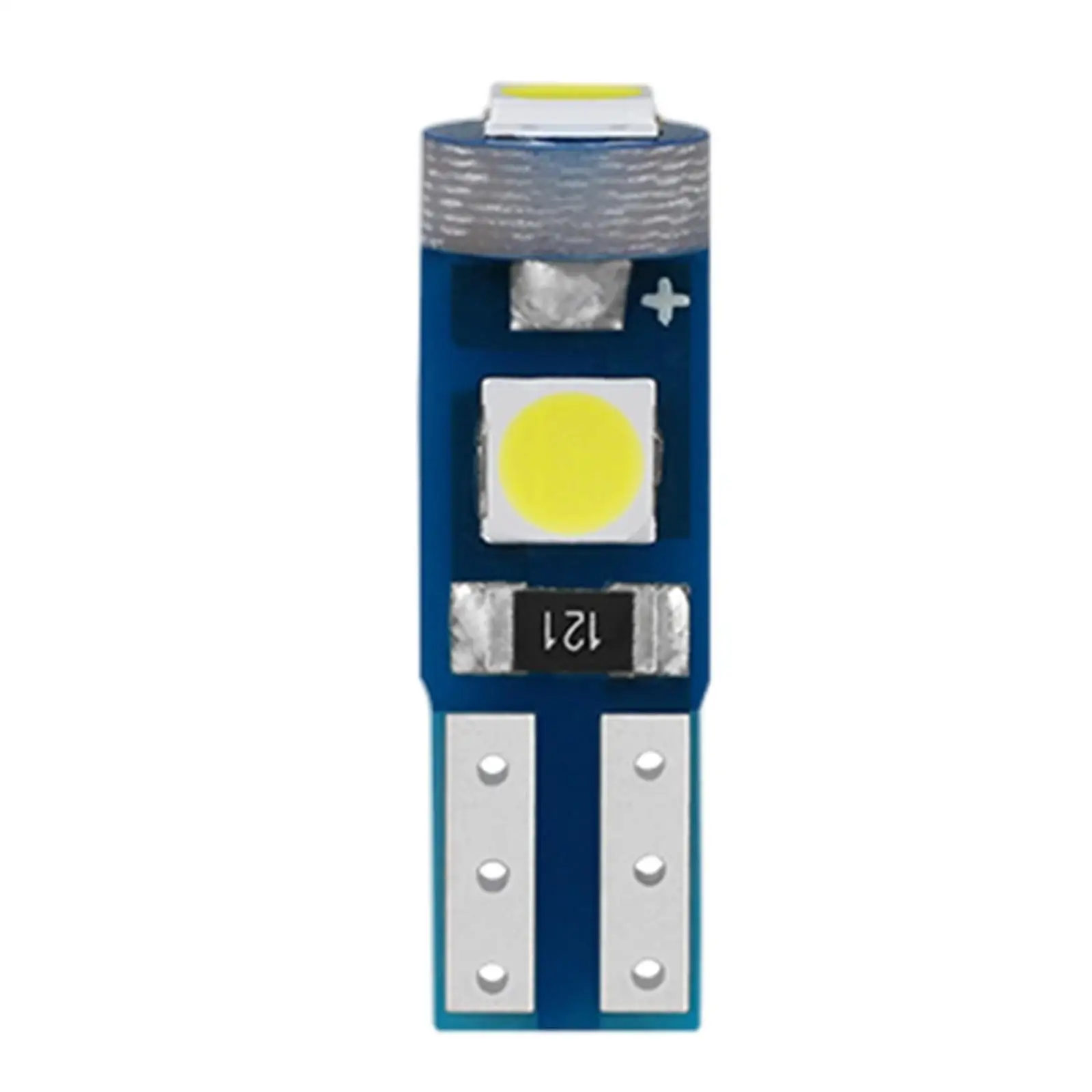 T5 Led Dash Light Bulb 3SMD 12V Instrument Panel Super Bright Automotive Gauge Cluster Lamp for Car and Motorcycle Dashboard