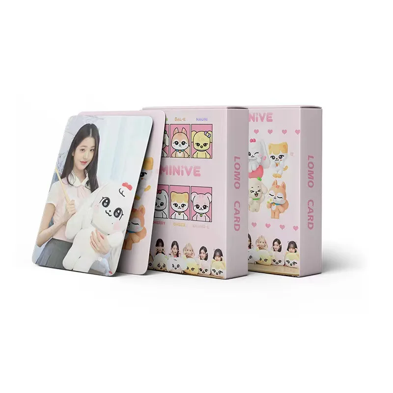 

55 IVE pop-up cards MINIVE peripheral postcards Zhang Yuanying LOMO card