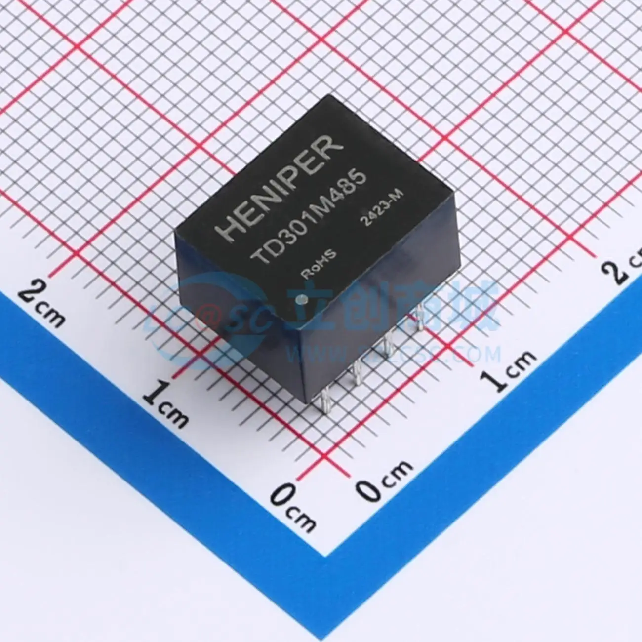 4pcs TD301M485 -8P 12.8x10.2mm 500kbps RS485 Serial Bus Communication Module