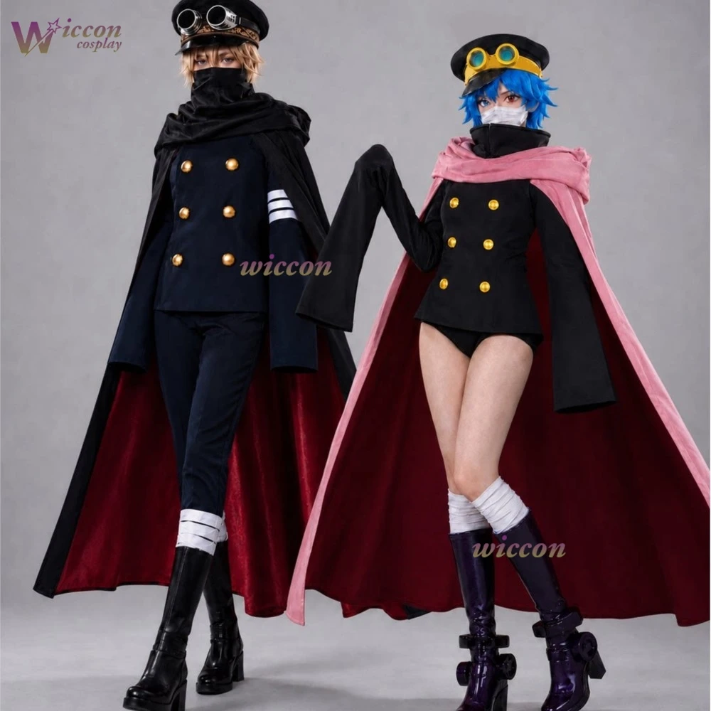 Cos C COS Anime Manmayerr Gunkoo Cosplay Kostüm Anime Damen Rosa Outfit Umhang mit Hut Gunkoo Halloween Cosplay Übergröße