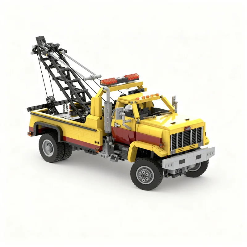 

NEW 2385PCS MOC Technology 80 S Gmc Topkick Wrecker 4X4 Model DIY Creative Assembly Building Blocks Display Birthday Gift Set