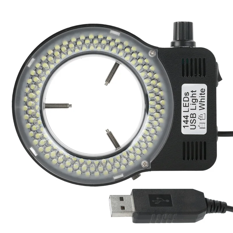 72 144 LED 48 SMD USB regulowany lampa pierścieniowa lampa oświetleniowa dla przemysłu mikroskop kamera przemysłowa lupa 110V-220V 3W-5W