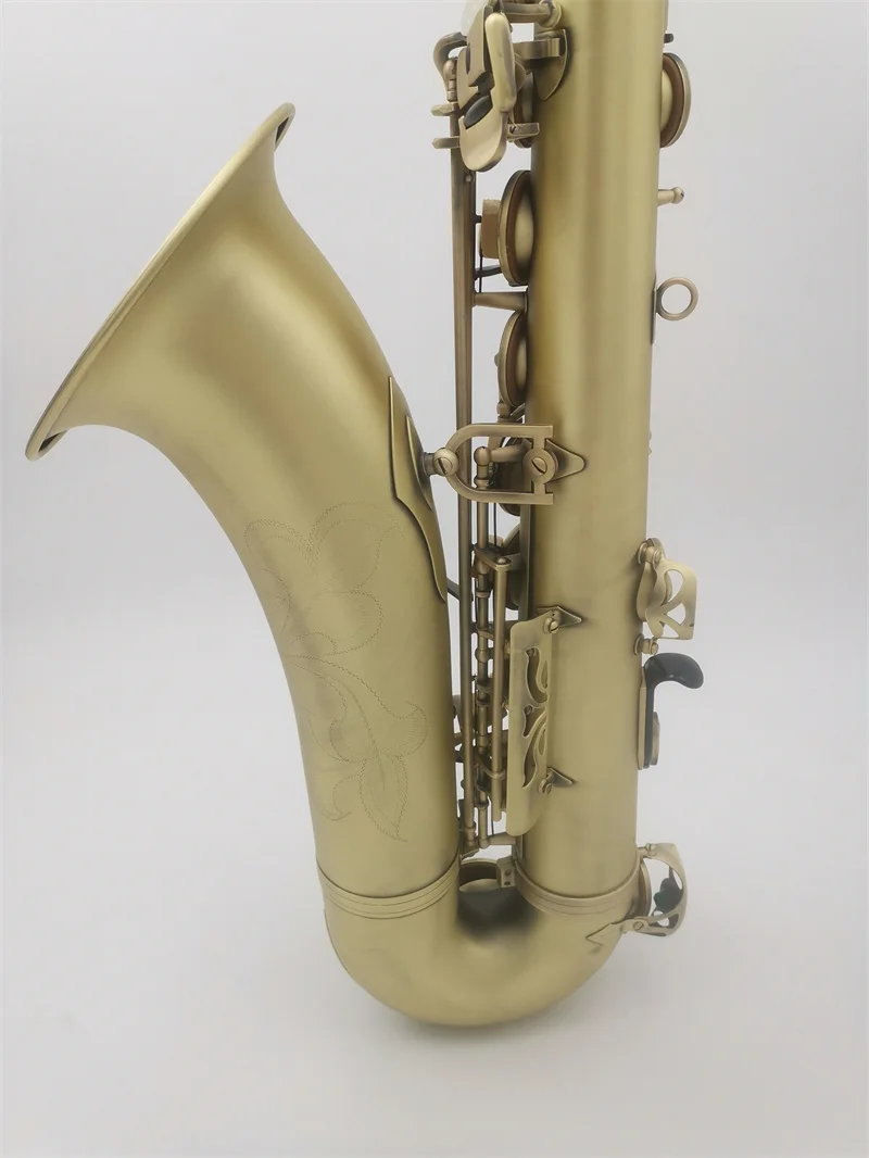 Real Pictures YTS-62 Tenor Saxophone Reference Antique Copper B Flat Woodwind Instrument With Case Mouthpiece Reeds Neck