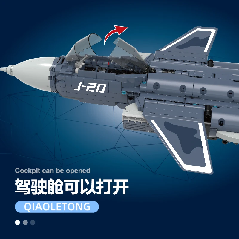 ของเล่นบล็อกประกอบเครื่องบินรบพร้อมระบบพ่นไฟฟ้าสำหรับเด็กผู้ชาย สามารถปล่อยได้สำหรับผู้ใหญ่ ของขวัญวันเกิดที่ยากสำหรับผู้ใหญ่ ของประดับตกแต่ง