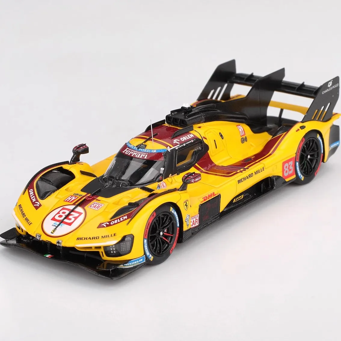 جديد في المخزون Bburago 1:43 2024 499p # 50 # 83 24h لو مان صندوق أكريليك سيارة سبيكة مصغرة دييكاست 499p الحلي ألعاب مخصصة للأطفال #5