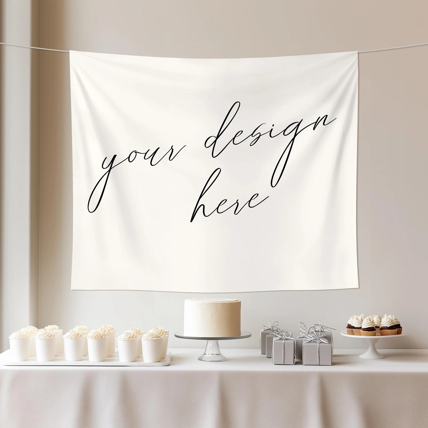Custom Tapestry Personalized Photo Tapestry Wall Hanging for Bedroom, Living Room & Dorm Decor, Modern Home Wall Art