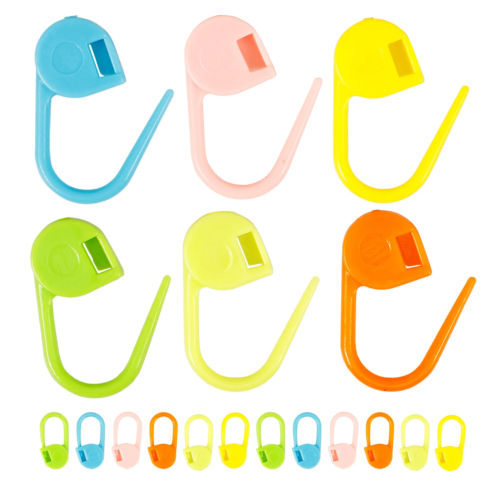 100 قطعة علامات الغرزة للحياكة حلقات ملونة متينة سهلة الاستخدام للحياكة والحرف اليدوية علامات غرزة الكروشيه #3