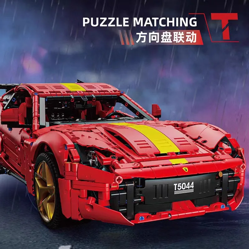 New 2926pcs T5044 High-tech Technical RC Sports Car Building Blocks MOC Creative Racing Bricks Model Children's Toys Gift Set