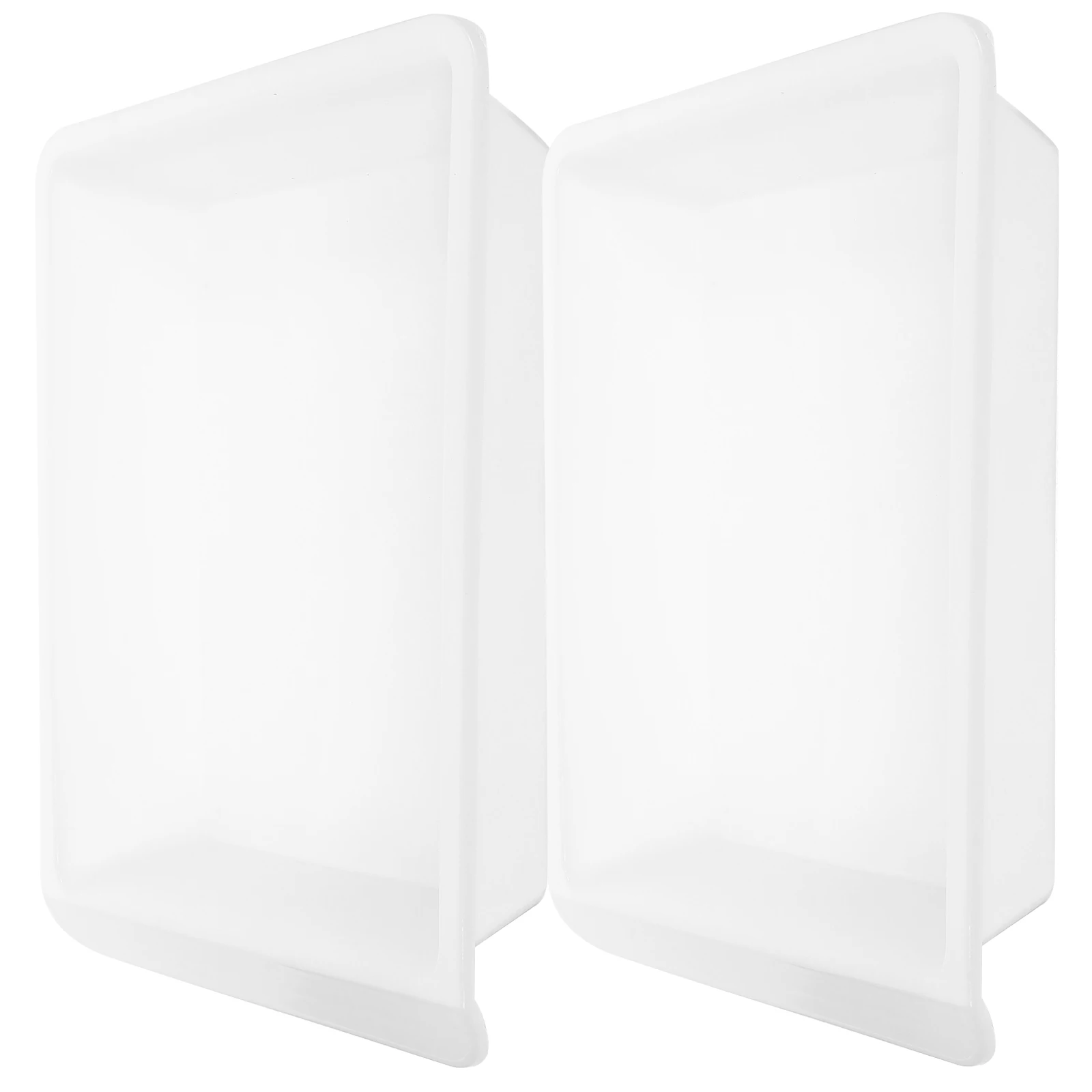 

2pcs Food Storage Box Pantry Organizer Large Capacity Plastic Container Kitchen Restaurant Refrigerator Food for Home
