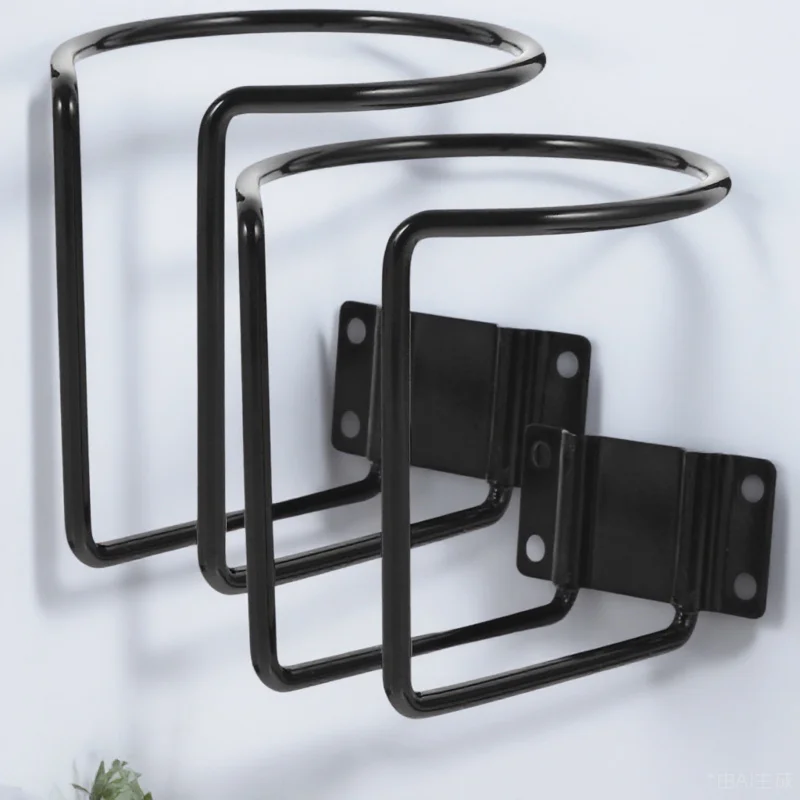 

2Pcs Bike Cup Holder Universal Boat Drink Holder Car Rv Trailer Metal Cup Stand Screw Installed Practical