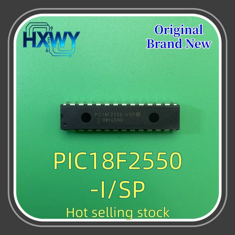 (1/5 Pieces) PIC18F2550-I/SP 18F2550 DIP-28 8-bit PIC Single Chip Microcomputer Factory Wholesale Cheap IC Chip Fast Shipping