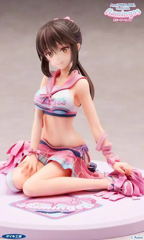 

In Stock DAIKI Anmi PINK LABEL FLAMINGOS Girl with a braid 1/6 Firecracker cheerleading team Anime Figure Model Collection Gift