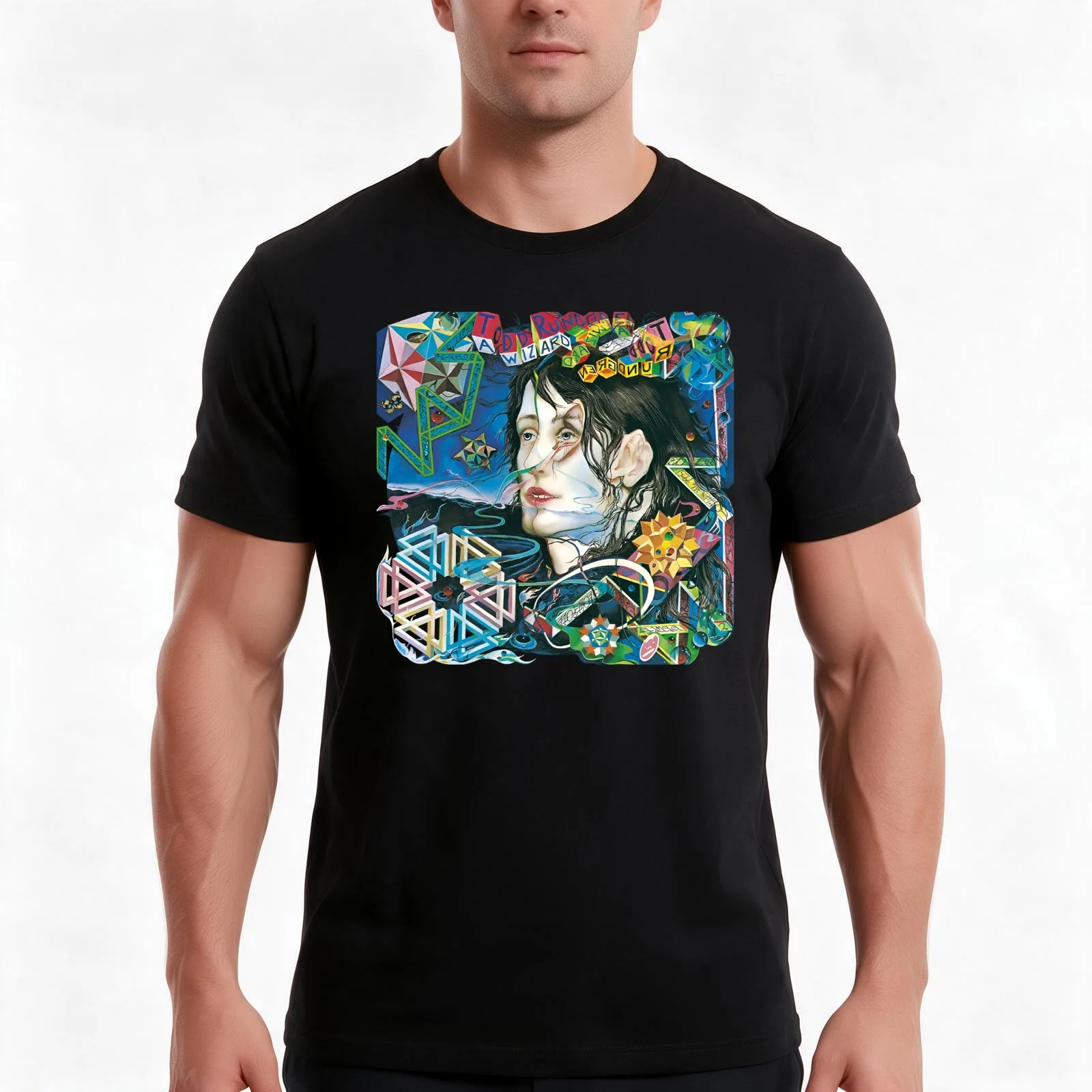 Rundgren, Todd – A Wizard, A True Star T-Shirt, Summer Casual Cotton Tee, Oversized Streetwear Tops, Vintage Graphic Print