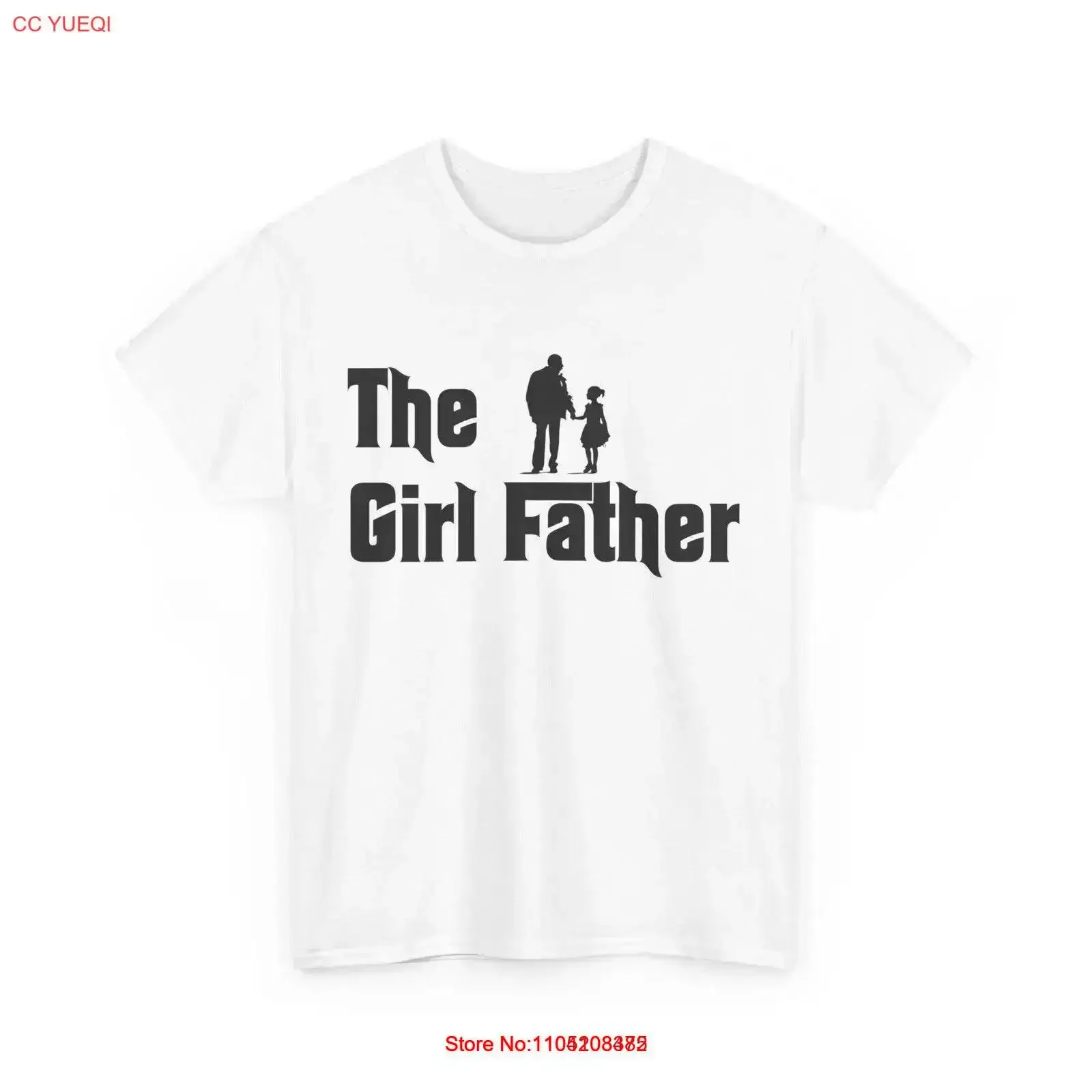 تي شيرت The Girl Father لعيد الأب مع ابنة webp عتيقة مغسولة ومتعددة الاستخدامات وقابلة للتنفس ورسومات ناعمة للجنسين قليلاً #1