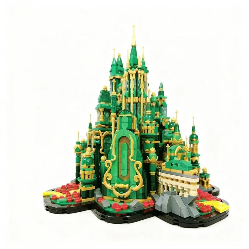 3862pcs MOC Emerald City Wizard S Palace Wicked Model Building Toys Blocks Construction Christmas Gifts Assemble Creative Idea