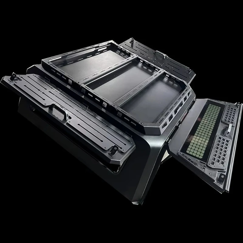Compatible With Jac T6/t8/t9/hunter/hantu 3 -way Opening Full-height Pickup Canopy Rear Bed Cover