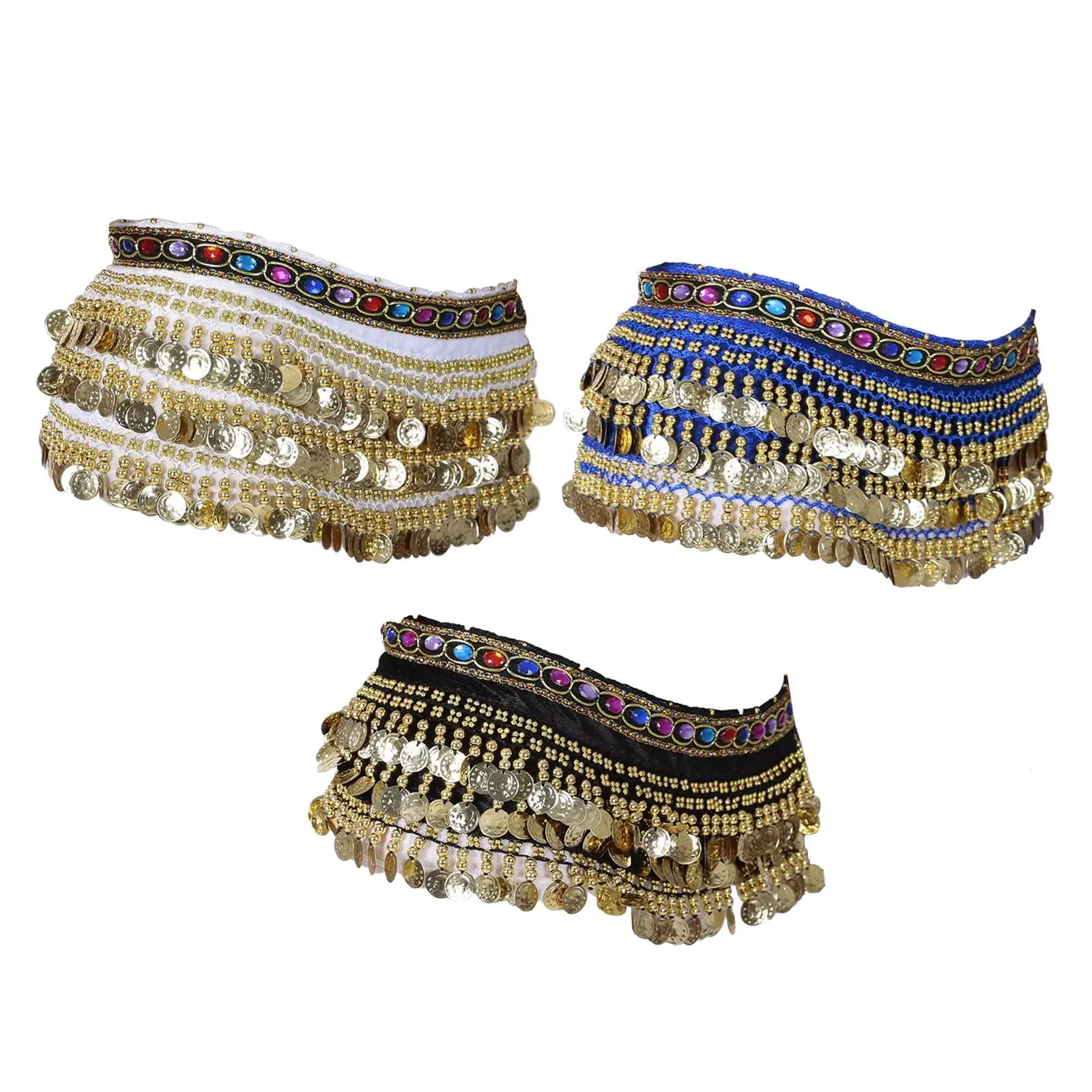 Hip Cachecol Traje para Boate Rumba Dancer, Roupas de Dança do Ventre, Cintura Cadeia