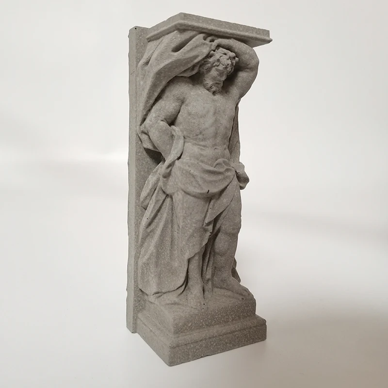 Simple Greek male god atlas desktop ornaments fish tank landscaping creative gifts Seiko figure sculpture