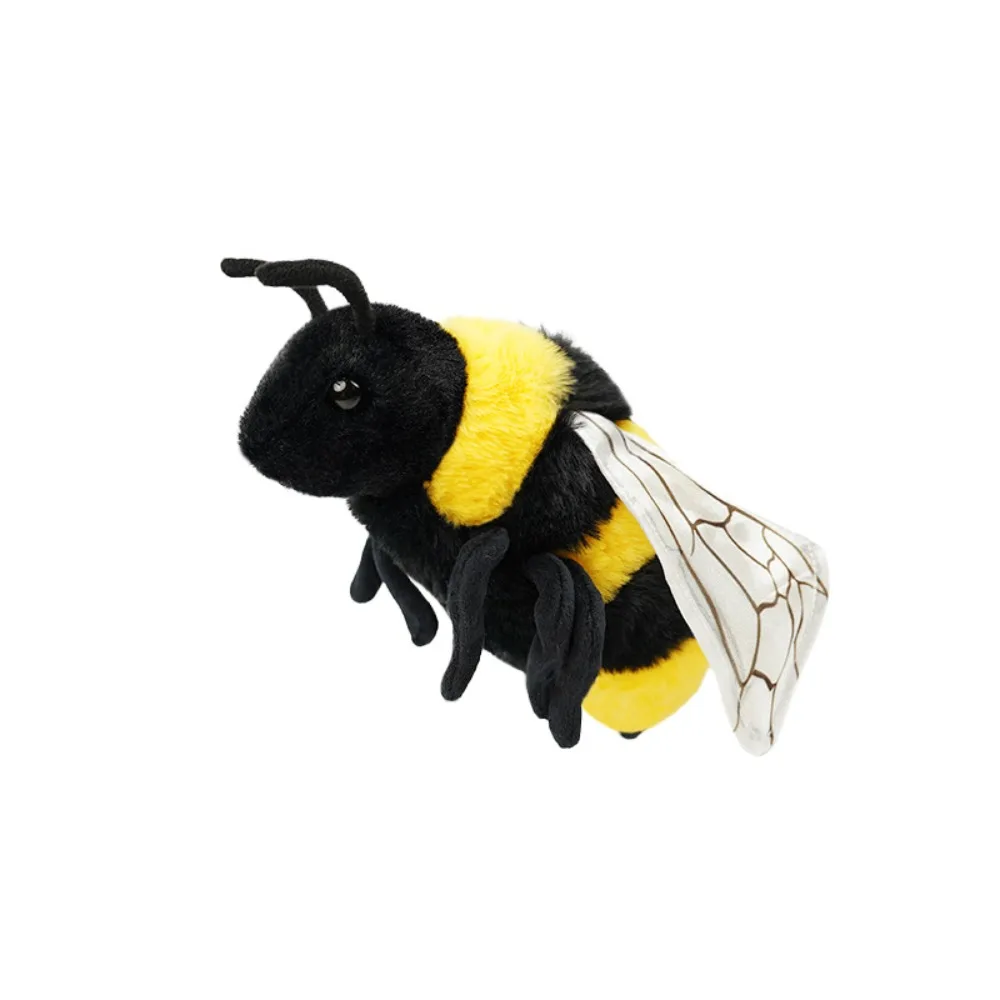 Soft Insect Series Plush Toy Ant Spider Bee Lifelike Animals Doll Butterfly Mantis Ladybug Fluffy Nature Theme Gift Educational