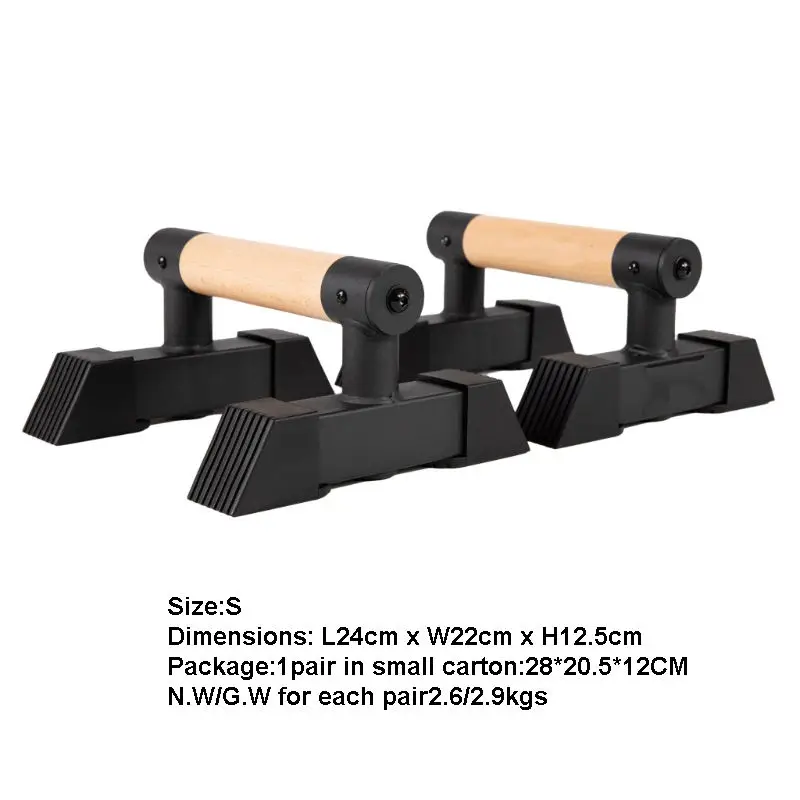 Push Up Stand Handle Calistenia Wooden Push Up Parallettes Bar Street Workout Wood And Steel Wooden Parallettes