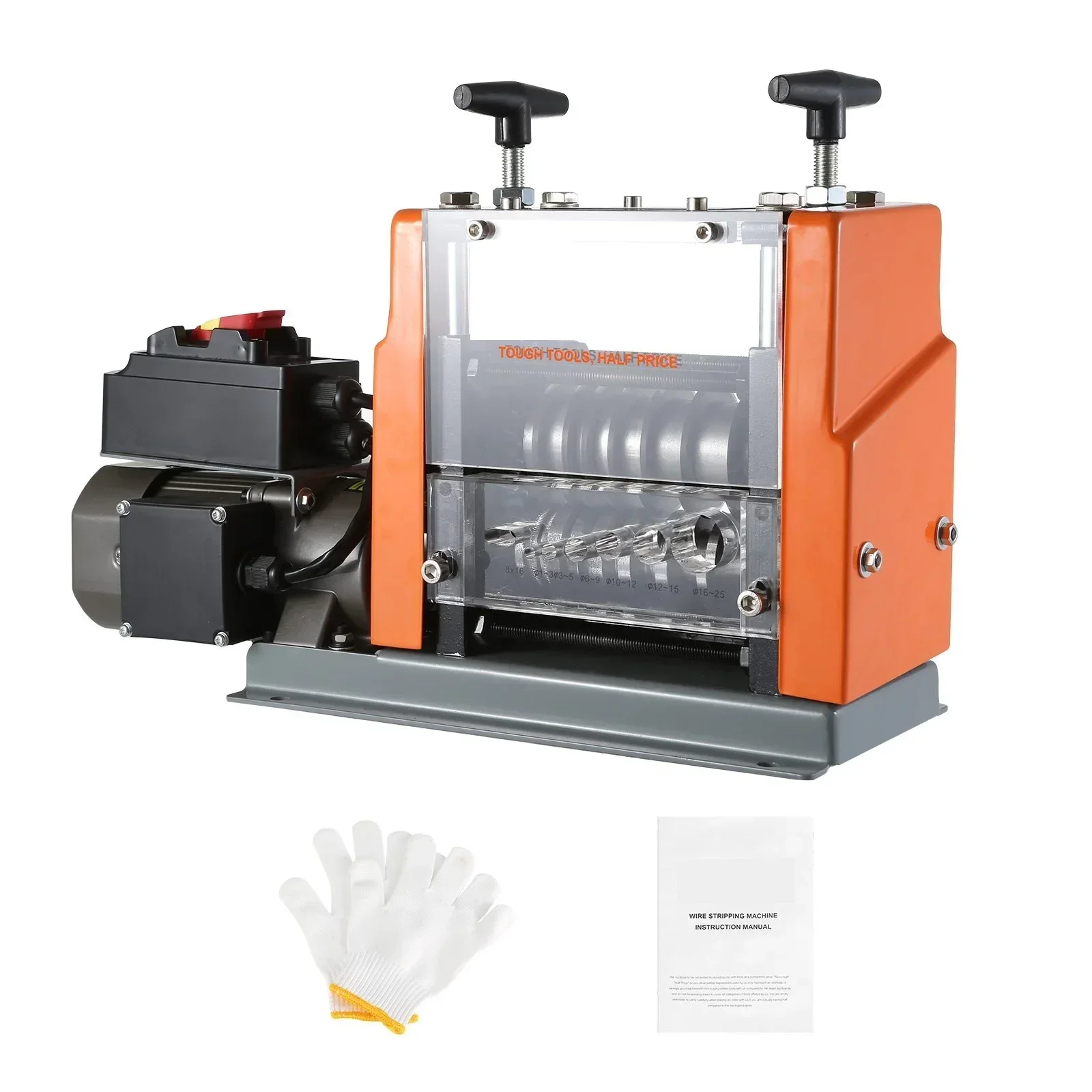 

Automatic Wire Stripping Machine 1.5-25 mm Electric Motorized Cable Stripper 7 Channels Wire Peeler For Scrap Copper Recycling