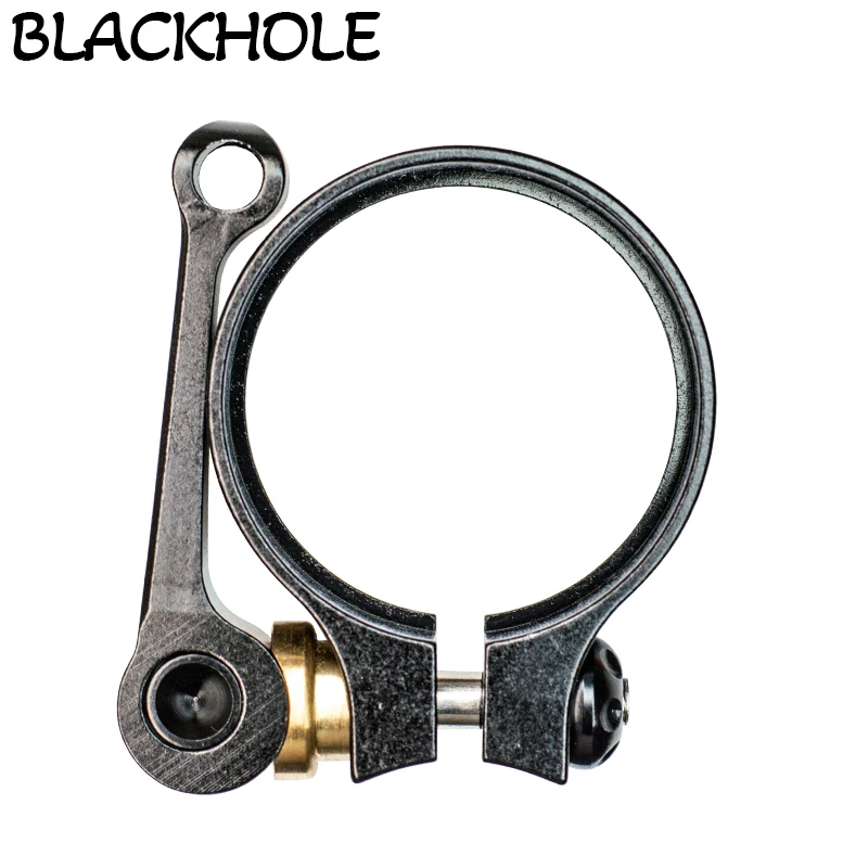 41mm Folding Bike Seat Clamp High Strength Aluminum Alloy Carbon Folding Bicycle Seat Post Clamp 41mm Quick Release Seat Clamp