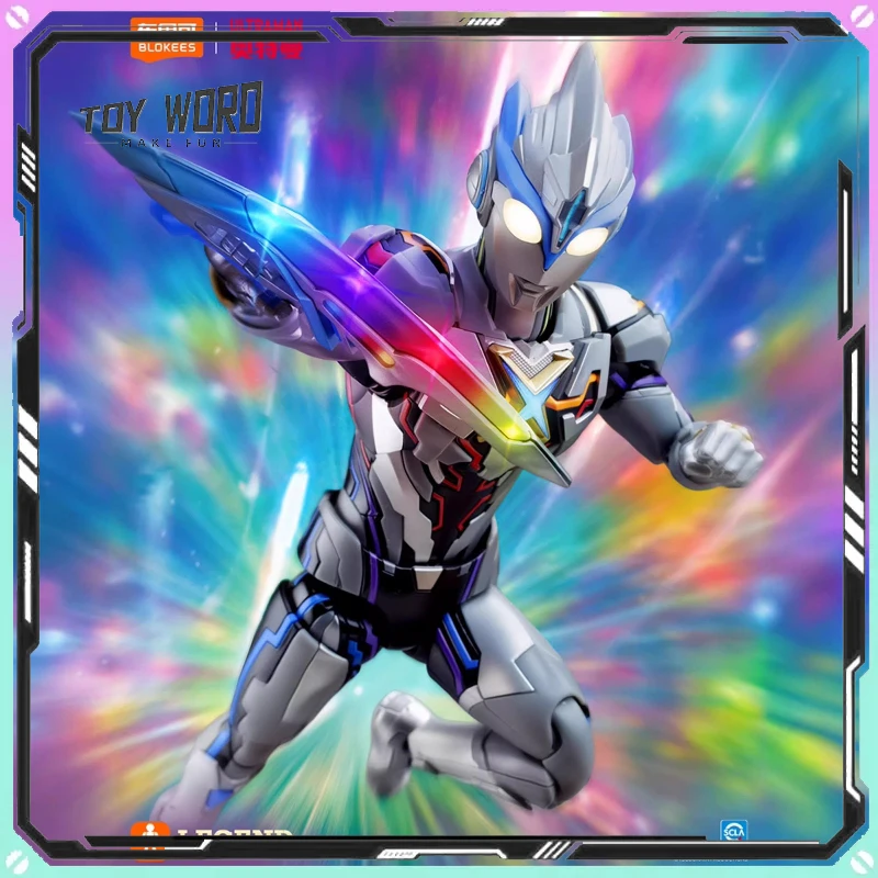

New Blokees Ultraman Legen Edition Figures Axe Transcendental Type Toys Flash Armor Model Collectible Custom Birthday Kid Gifts