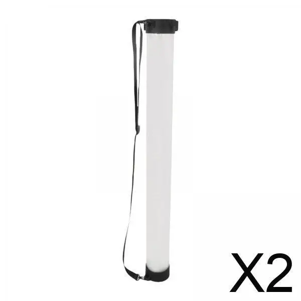 

2xPickleball Pick up Tube Clear Hold 12 Balls Portable Tennis Ball Pickup Tool