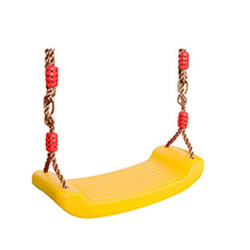 Ayunan Anak-anak Mainan Kursi Gantung Tali Dapat Disesuaikan Tinggi Ayunan Papan Dalam dan Luar Ruangan Papan Melengkung Pelangi Ayunan Pohon Taman