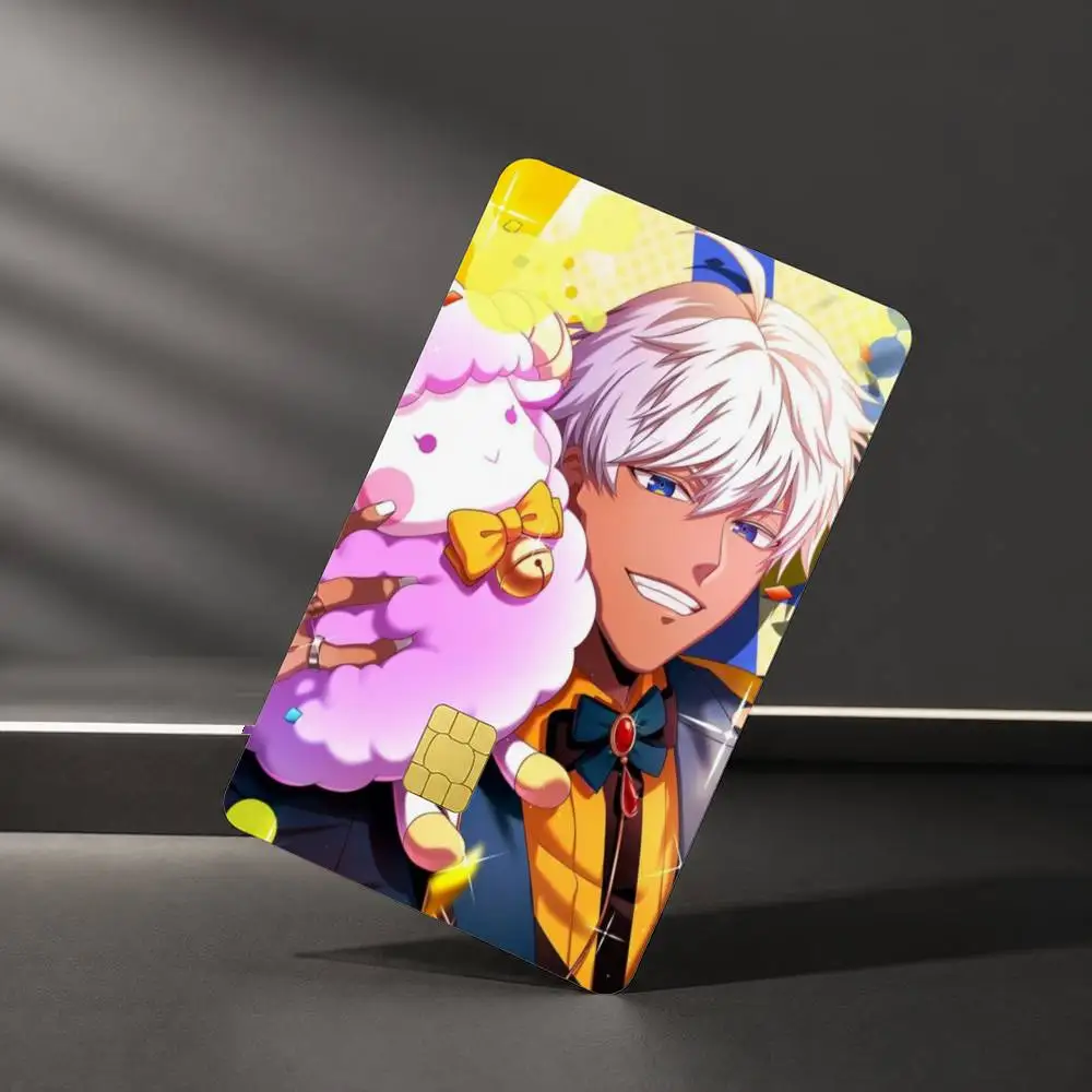 CUTE Game O-Obey Me Mammon Sticker Film Tape Skin for Credit Card Debit Card Waterproof Stickers