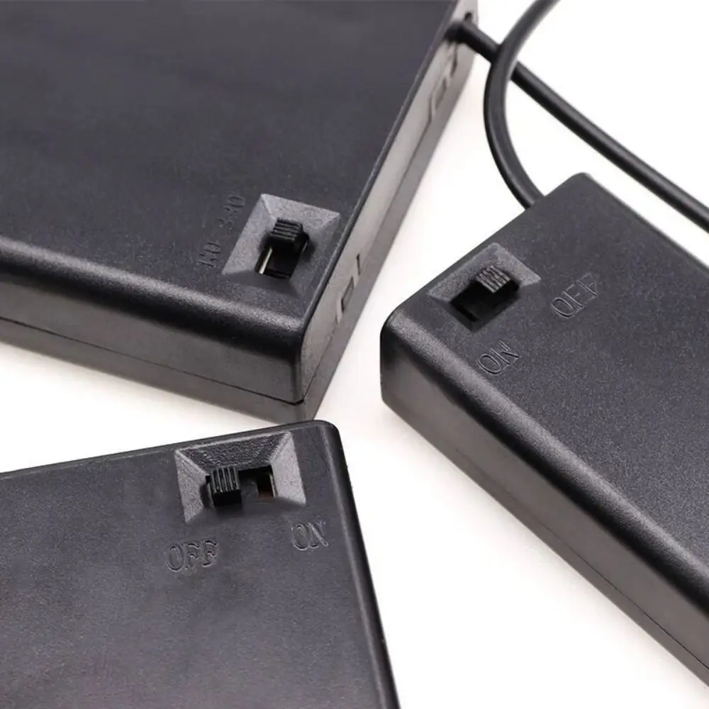 New With Cover AA Battery Holder With Switch With USB Power AA Battery Box AA Battery Case USB Power Port DIY 2/3/4/6/8 Slot