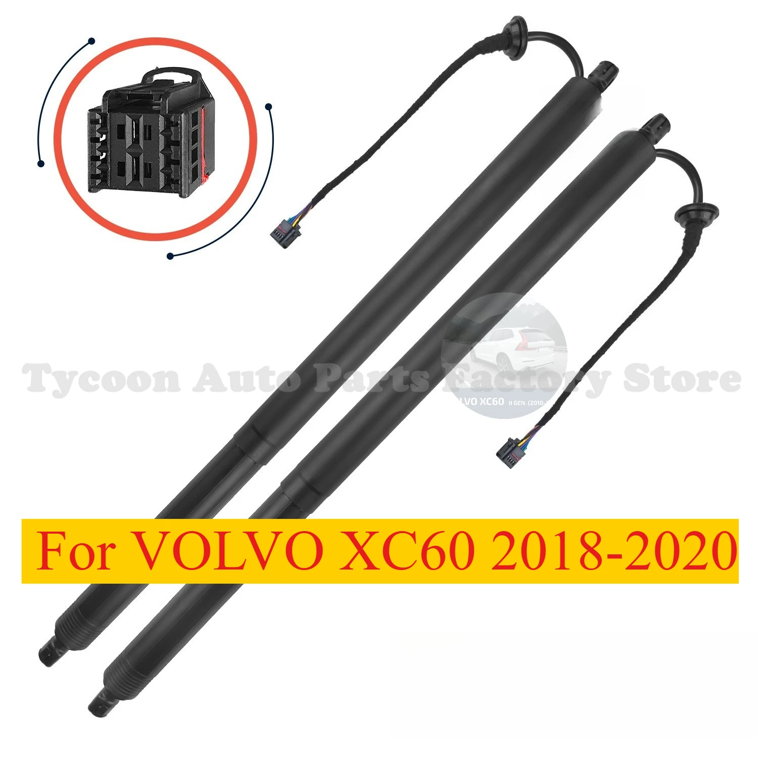 

For VOLVO XC60 2018-2020 Electric Tailgate Strut Auto Lift Support Left Right Pair 32227614