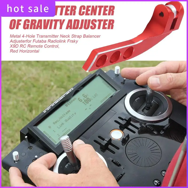 Metal 4-Hole Transmitter Neck Strap Balancer Adjuster For Futaba Radiolink Frsky X9D RC Remote Control